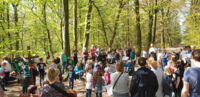 Foto: "Mit Jesus auf dem Weg" - Familienkreuzweg am Karfreitag (19.04.2019), veranstaltet von der Gruppe „Familie in Amandus – FAMANDUS aktiv“