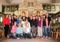 Höhepunkt der Fahrt zum zehnjährigen Bestehen der Gruppe InTakt war die besinnlich-musikalische Stunde in der St.-Georg-Kirche im hohen Norden.  —Foto: privat