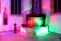 Wasserfall in der Kirche
