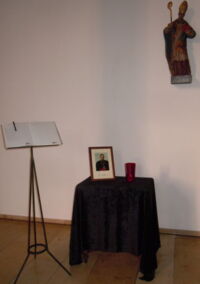 Kondolenzbuch in der St.-Amandus-Kirche