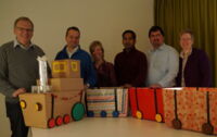 Seelsorgeteam v.l.n.r. Pfarrer Ludger Schneider, Andreas Masiak, Christine Bischof, Pater Joseph Kuthuliyil, Pater Ivo Zivkovic, Maria Hölscheidt